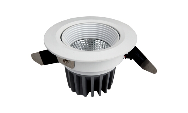 LED 7W COB 天花燈 可調(diào)角度 開孔80mm 黃光白光中性光